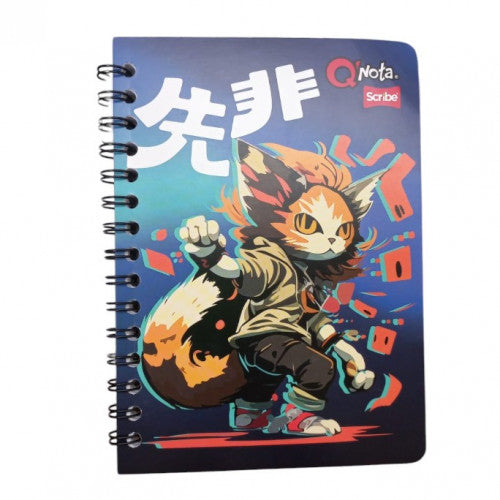 Cuaderno Grande Masculino Argollado Cuadriculado De 100 Hojas X12 Unidades