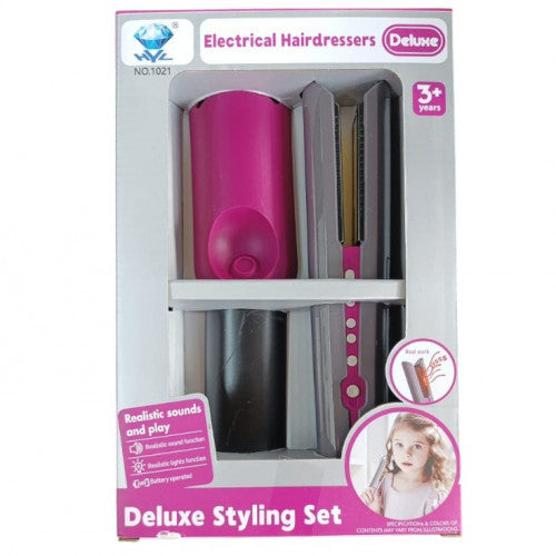 Juguete Plancha De Pelo Con Base