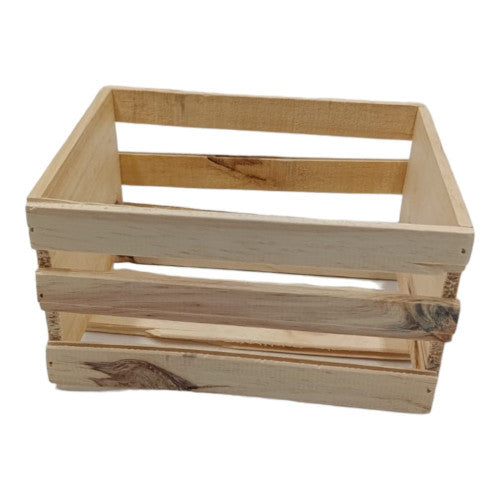 Caja De Madera Rustica #3 X3 Unidades