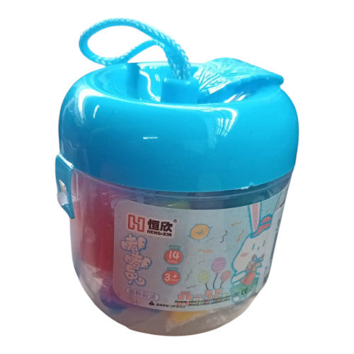 Plastilina Moldeable En Tarrito X6 Unidades