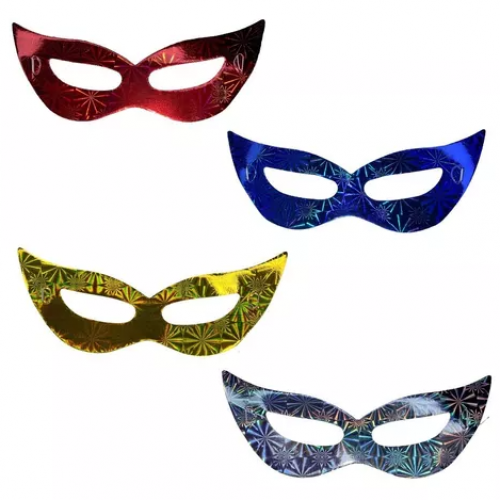 Antifaz Sencillo Tornazol 12Piezas X6 Unidades