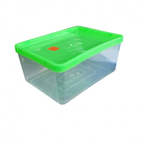 Recipiente Rectangular Con Tapa X6 Unidades