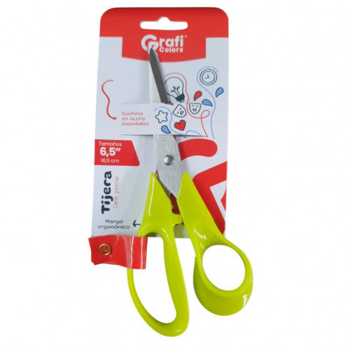 Tijeras Grafi Colors 6.5" X6 Unidades