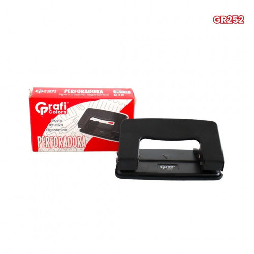 Perforadora Grafi Colors 2 Huecos Estandar GR252 X12 Unidades