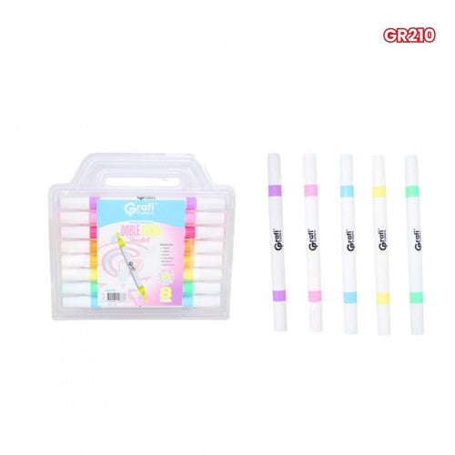 Marcador Vinilo Grafi Colors Pastel X8 Unidades GR210 X6 Paquetes