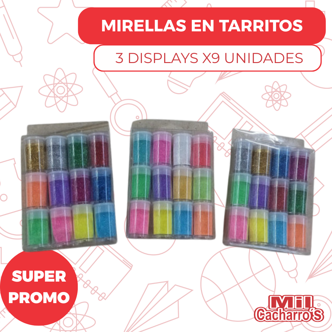 Display De Mirella X12 Tarritos X3 Display