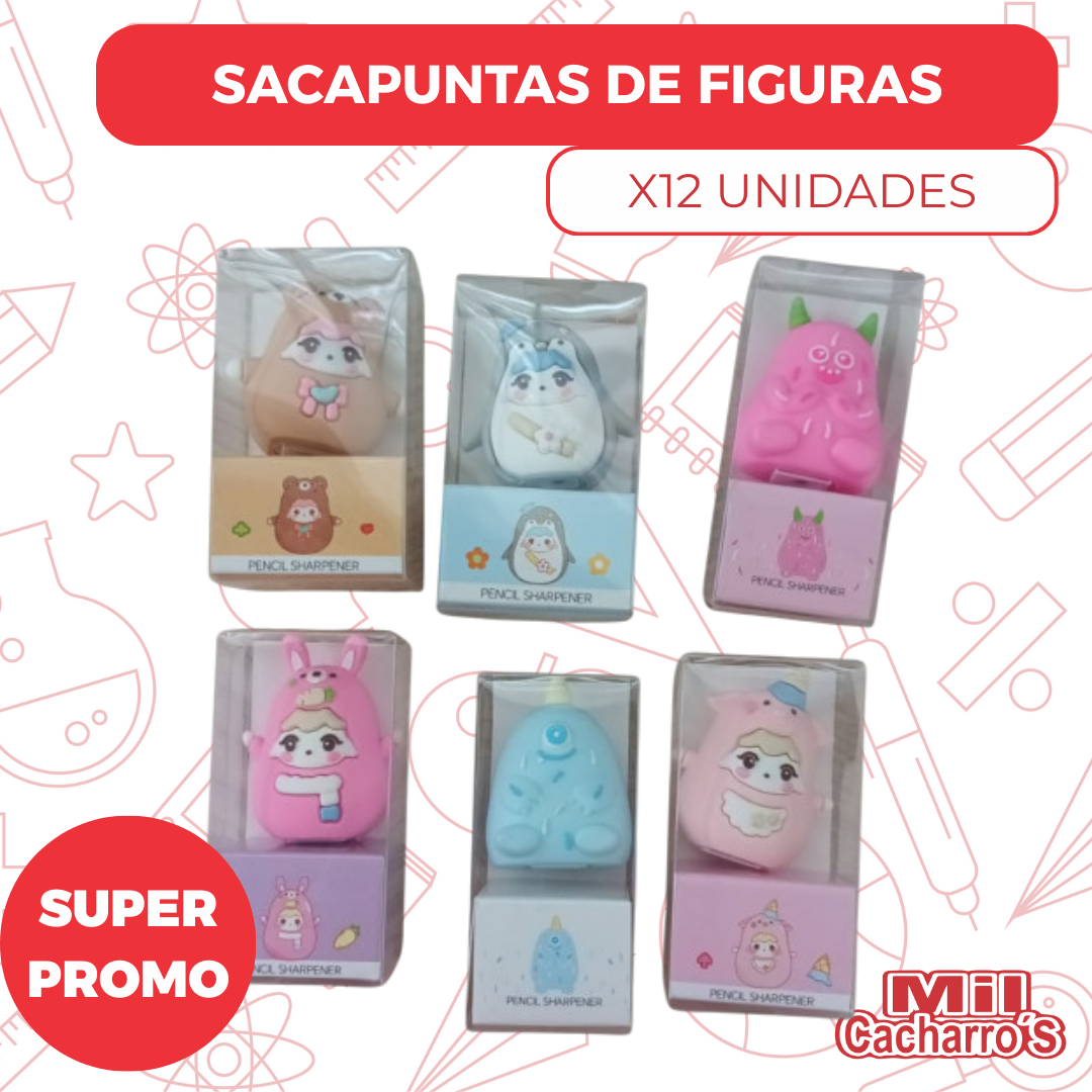 Sacapunta De Figura X12 Unidades