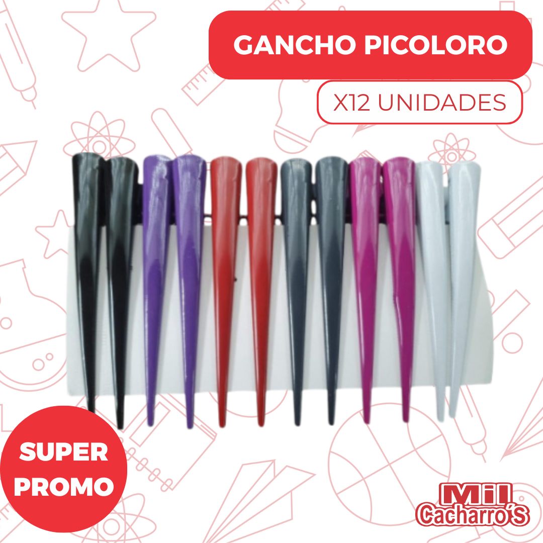 Gancho Picoloro X12 Unidades