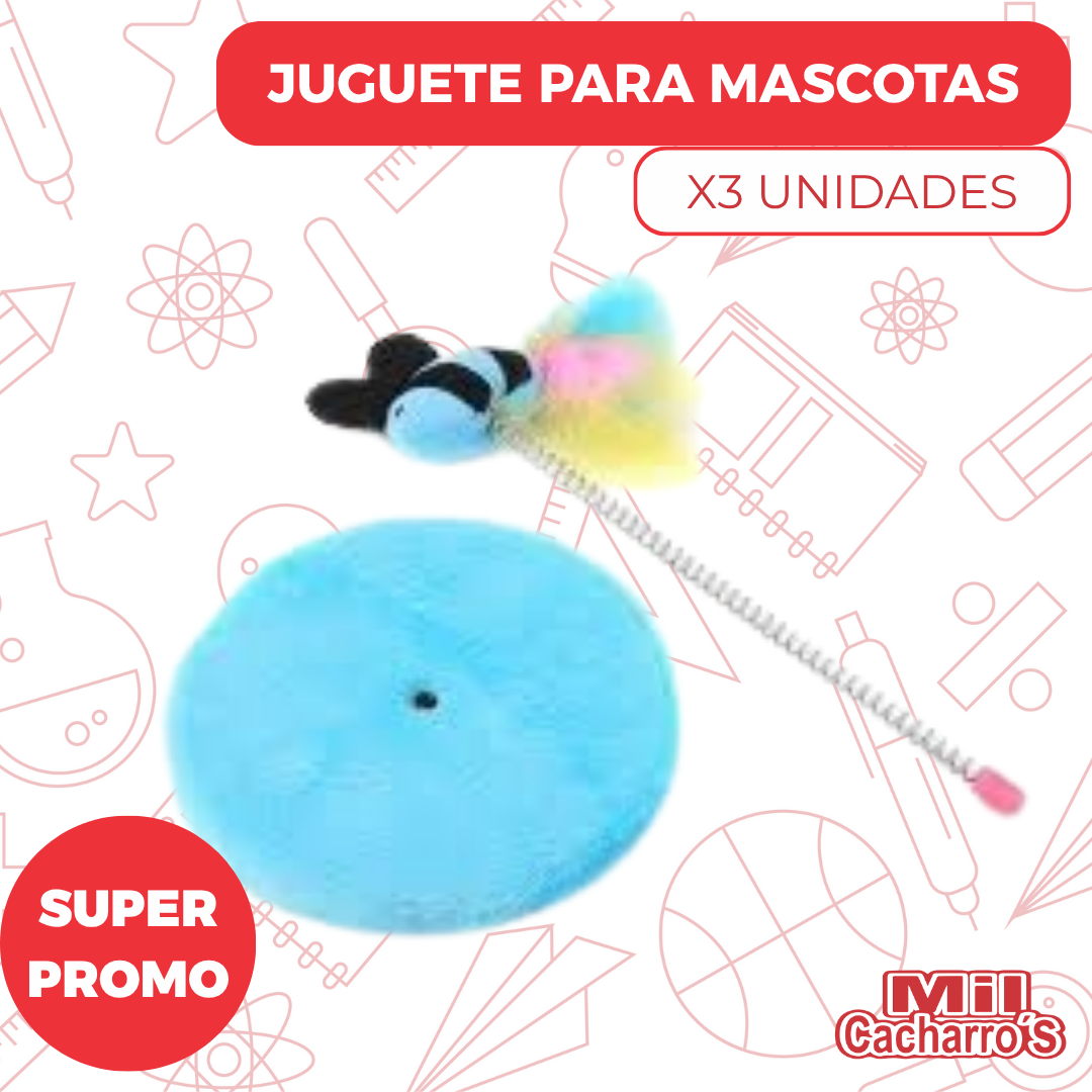 Juguete Gato Mediano X3 Unidades