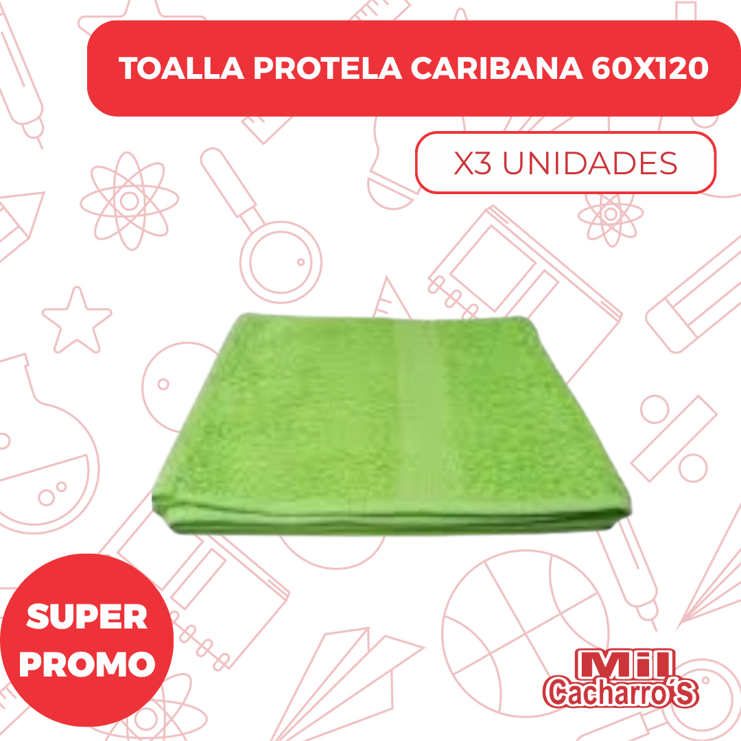 Toalla Protela Caribana 60X120