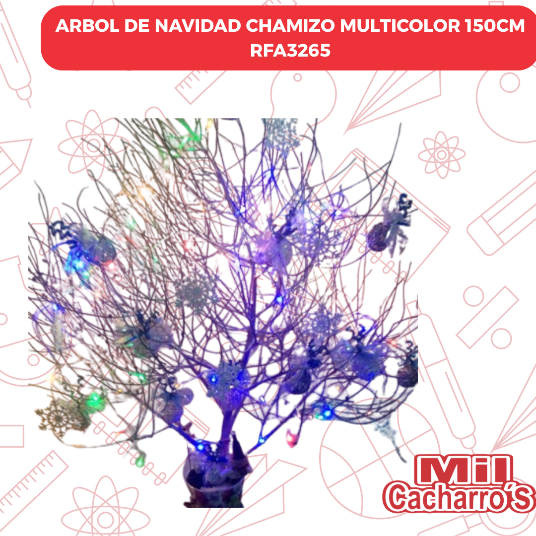 Árbol De Navidad En Chamizo Multicolor 150CM RFA3265