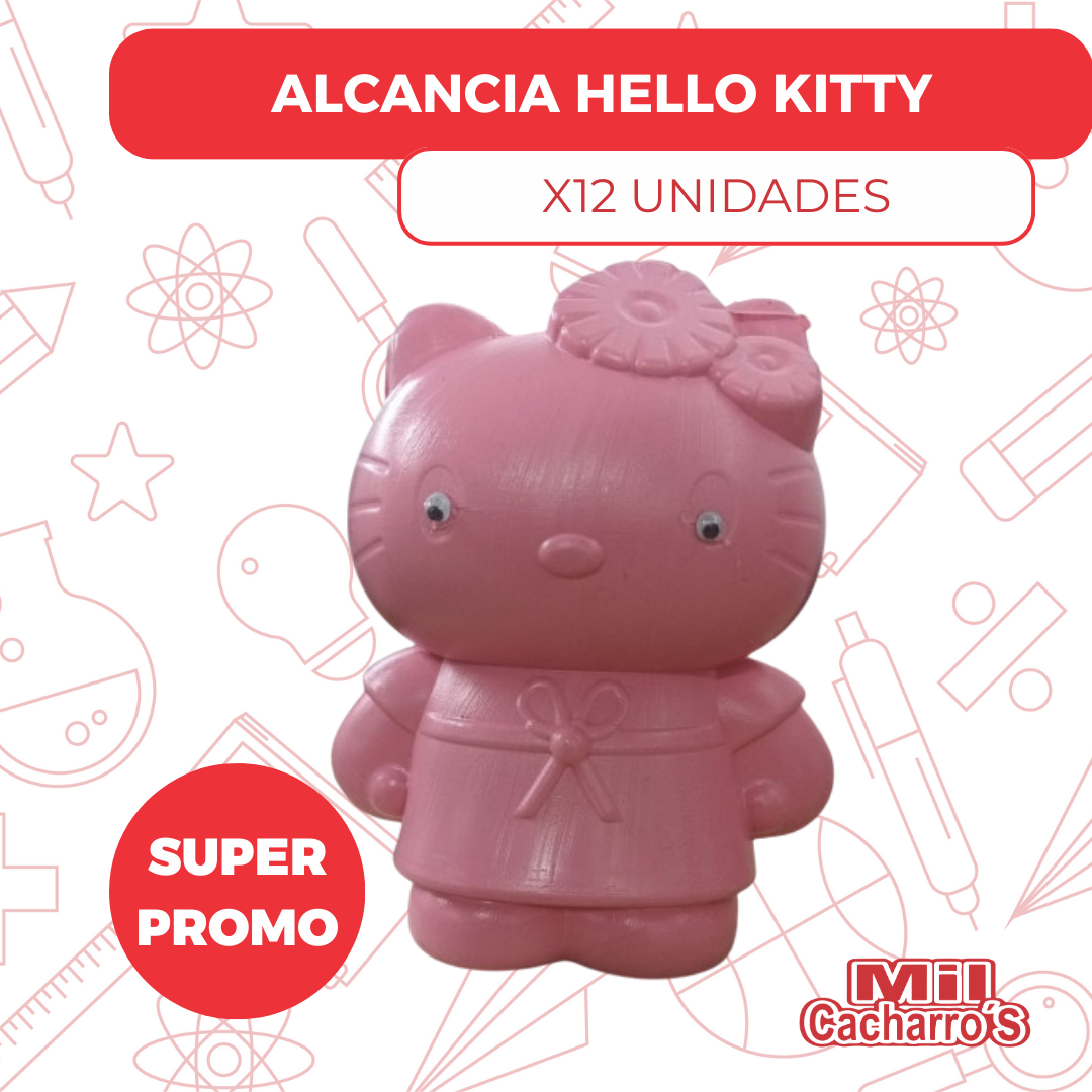 Alcancía Hello Kitty X12 Unidades