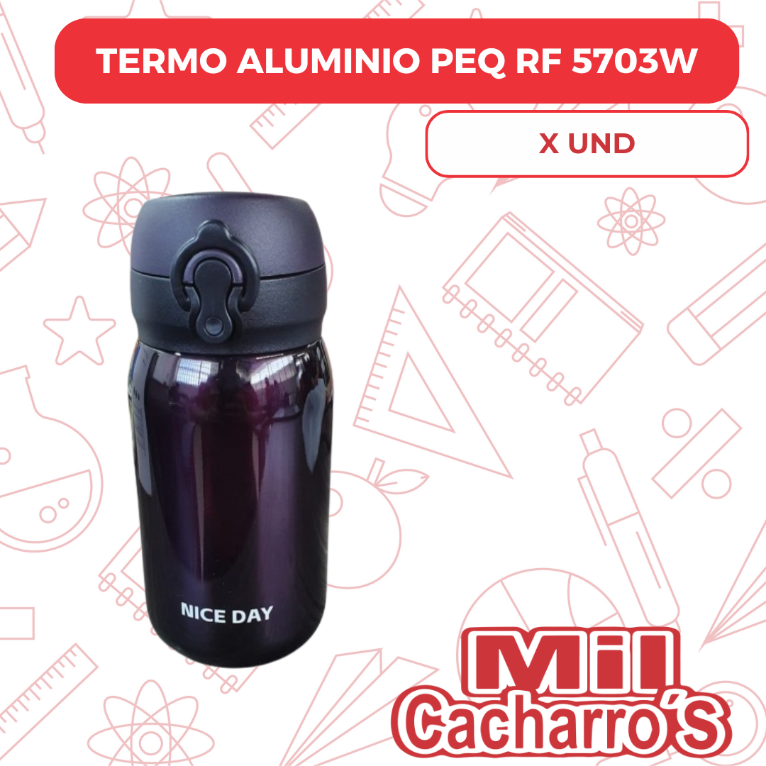Termo Aluminio Pequeño RF 5703W