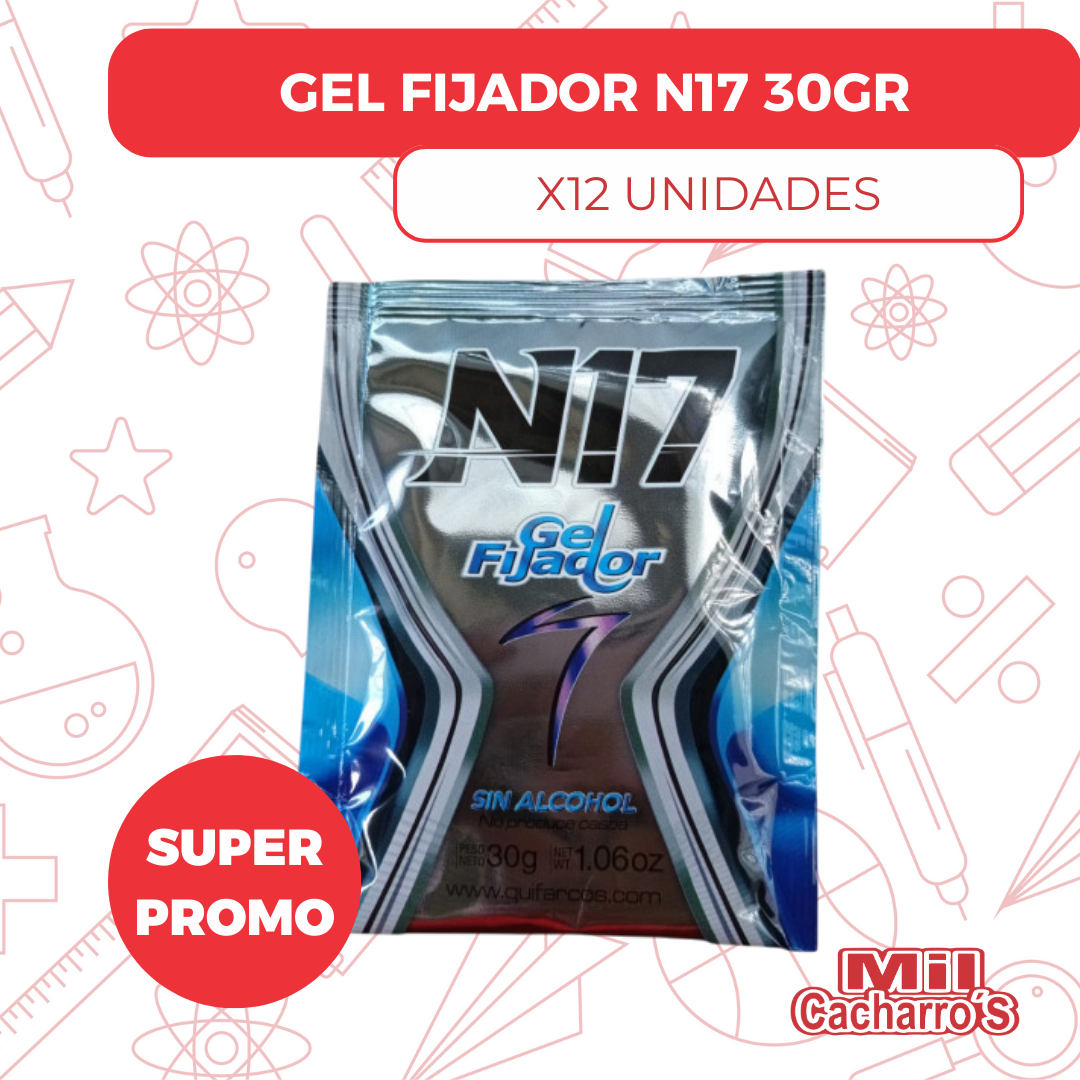 Gel Fijador N17 30GR X12 Unidades