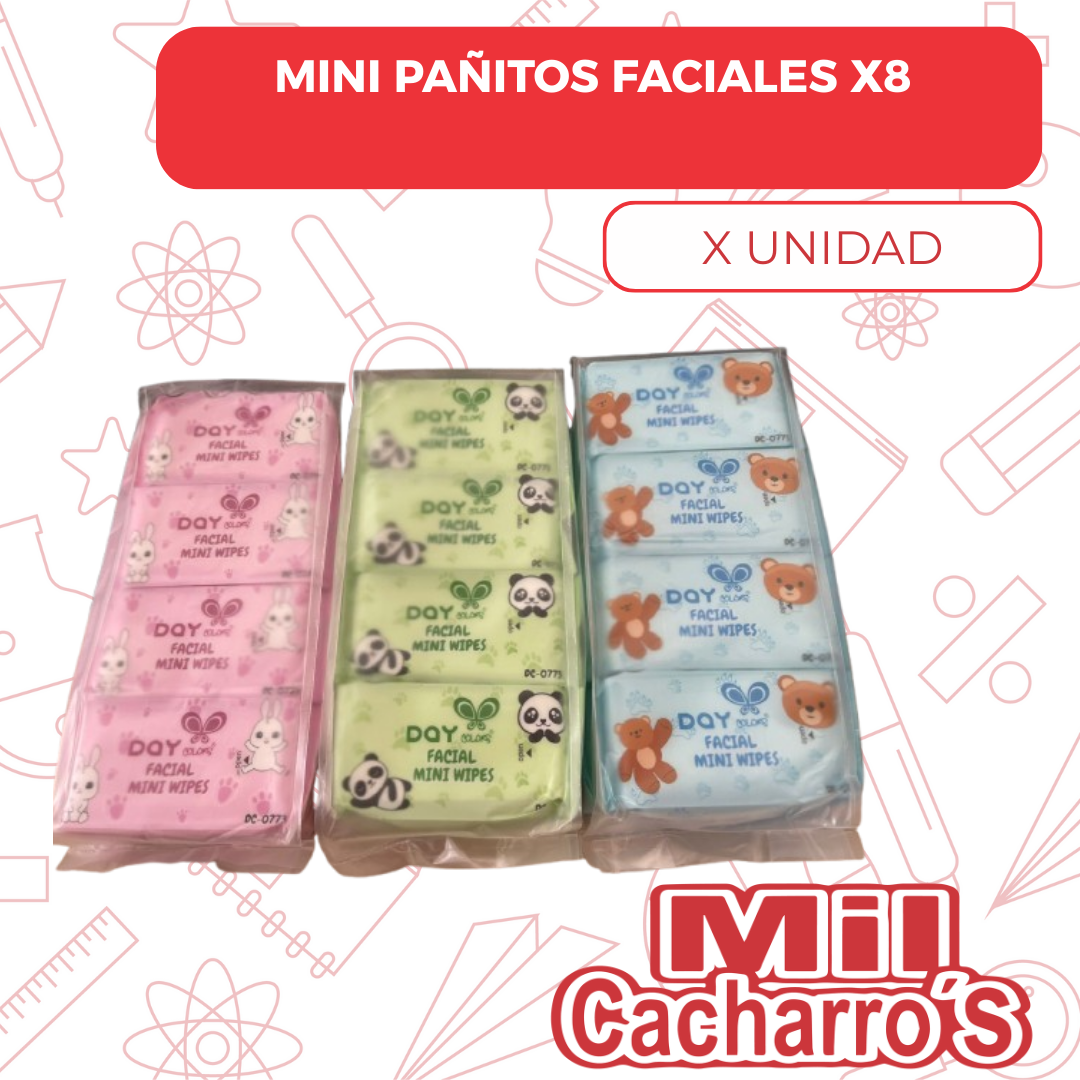 Mini Pañitos Faciales X8