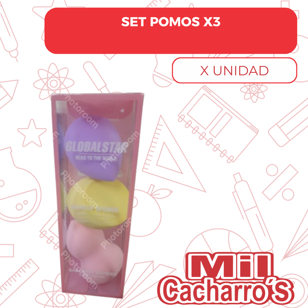Set Pomos X3