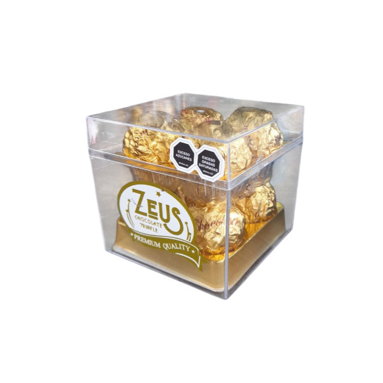 Estuche Cubo Zeus - 6 Estuche Con 8 Chocolate C/u