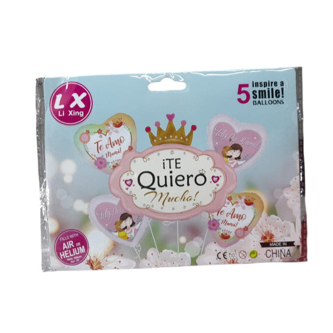 Set Globo Mamá 5Pcs X12 Sets