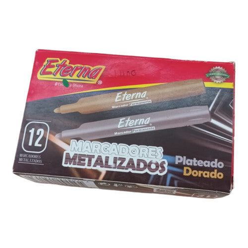 Marcador Metalizado Eterna X 12