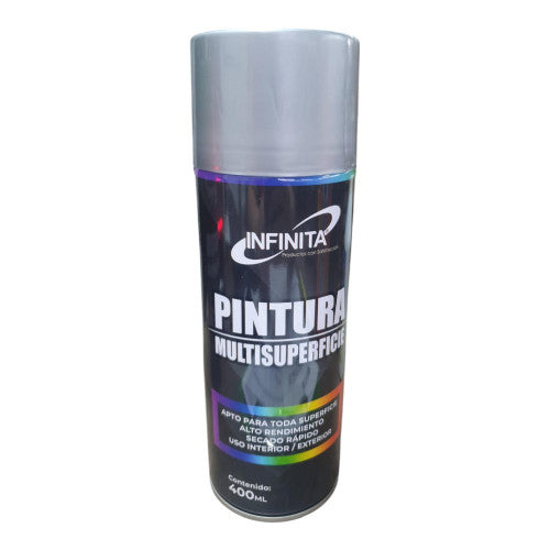 Aerosol Pintura Infinita Multisuperficie Gris 400ML X 3 Unidades