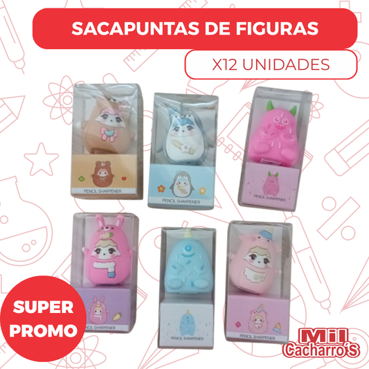 Sacapunta De Figura X12 Unidades
