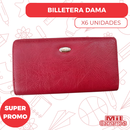 Billetera Dama X6 Unidades