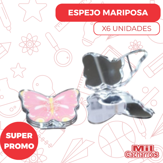 Espejo Mariposa 3401 X6 Unidades