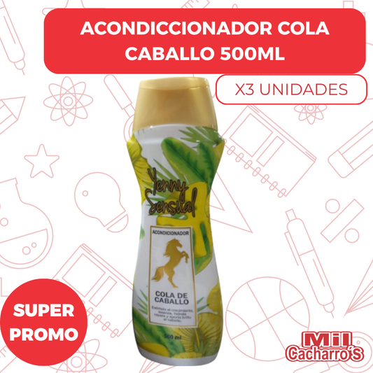 Acondicionador Cola De Caballo X500ML X3 Unidades