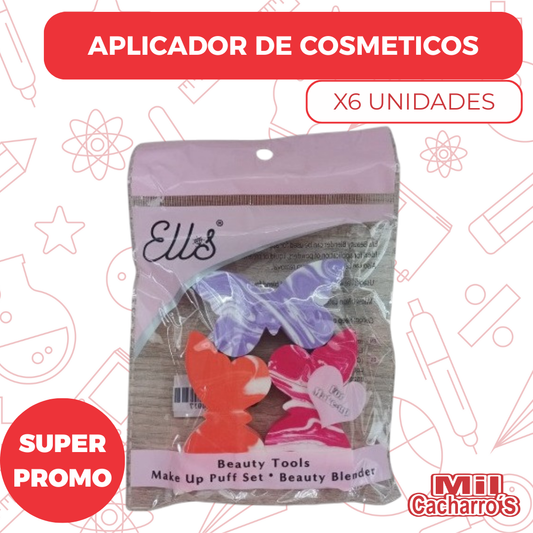 Aplicador De Cosmeticos /3801 X6 Unidades