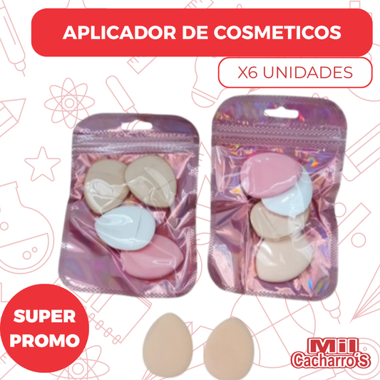 Aplicador De Cosmeticos /3807 X6 Unidades