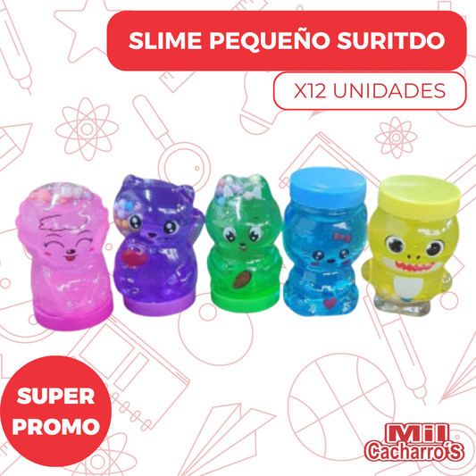Slime Pequeño Diseños Surtidos X12 Unidades