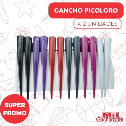 Gancho Picoloro X12 Unidades