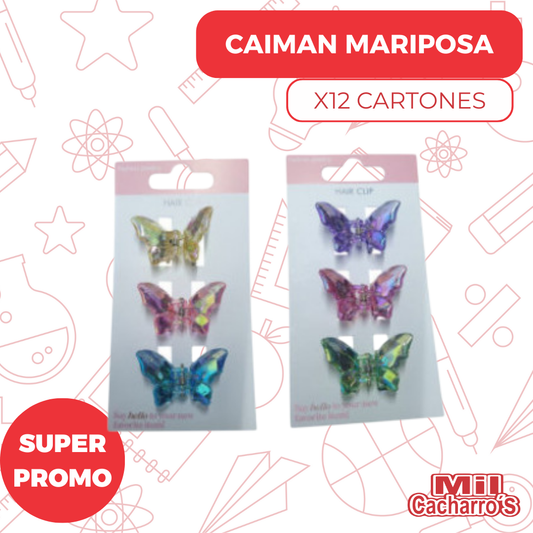 Caiman Mariposa X3 UND X12 Cartones