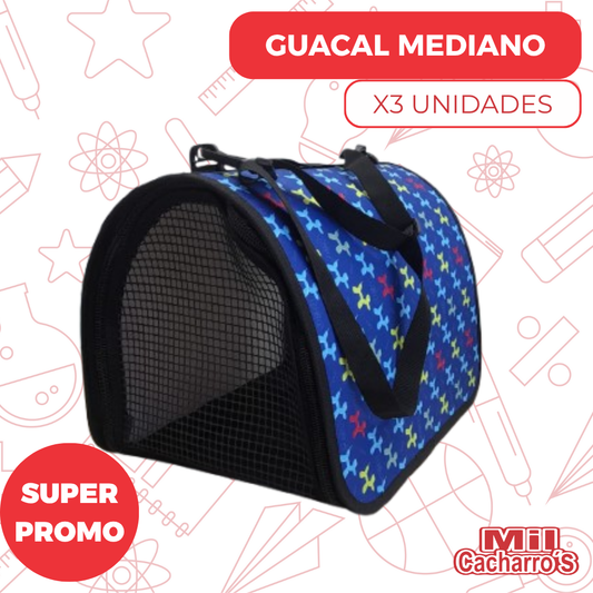 Guacal Mediano X3 Unidades