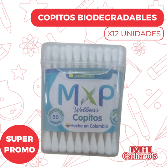 Copitos X50 Biodegradables X12 Unidades
