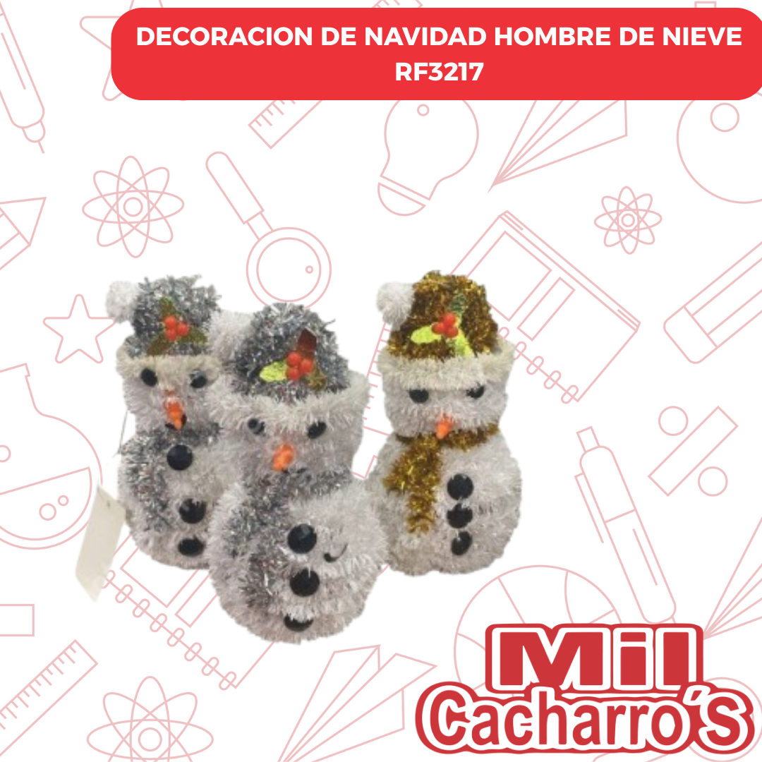 Decoración De Navidad Hombre De Nieve RF3217