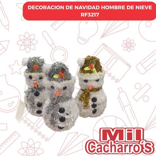 Decoración De Navidad Hombre De Nieve RF3217