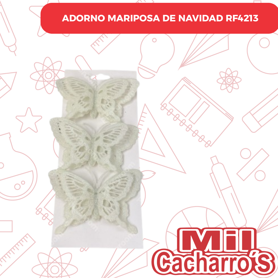 Adorno Mariposa De Navidad RF4213