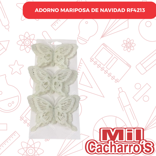 Adorno Mariposa De Navidad RF4213