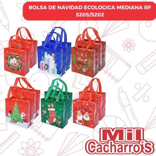Bolsa De Navidad Ecologica Mediana RF 5205/5202