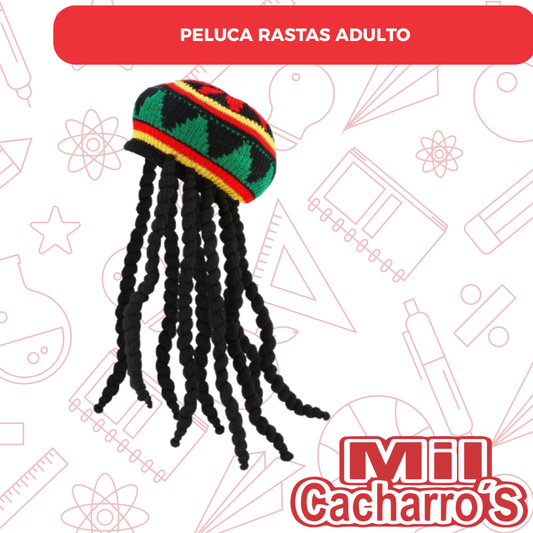 Peluca Rasta Adulto