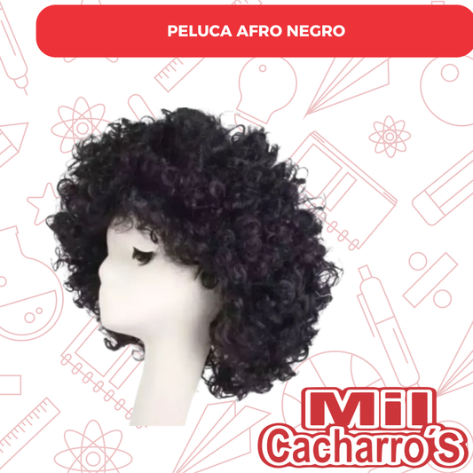 Peluca Afro Negro