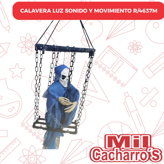 Calavera Luz Sonido Y Movimiento R/4637M