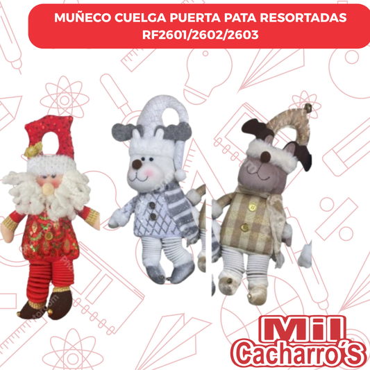 Muñeco Cuelga Puerta  Patas Resortadas RF2601/2602/2603