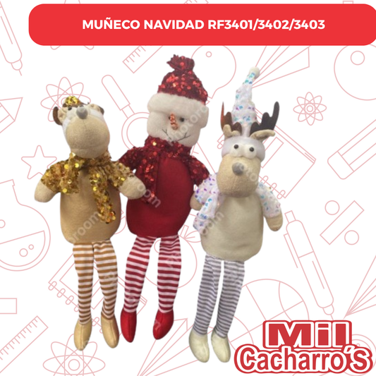 Muñeco Navidad  RF 3401/3402/3403
