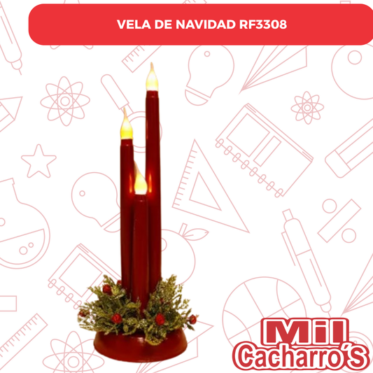 Vela De Navidad RF3308
