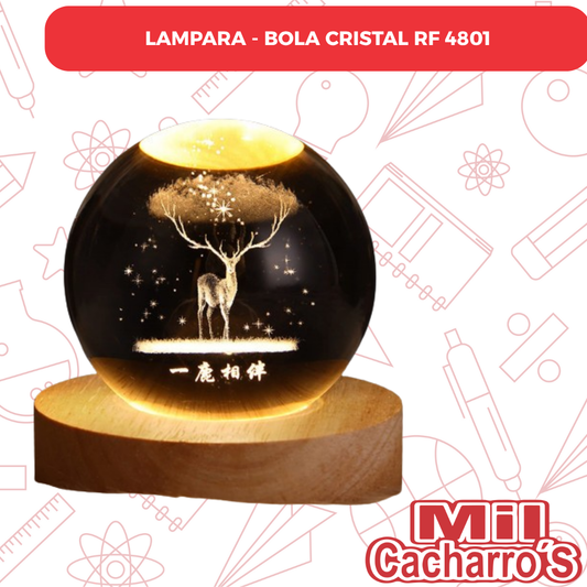 Lampara - Bola Cristal RF 4801