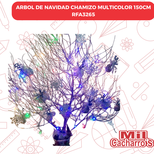 Árbol De Navidad En Chamizo Multicolor 150CM RFA3265