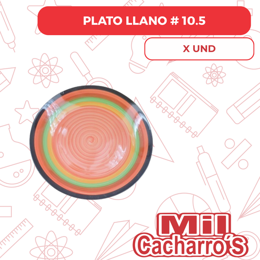 Plato Llano 10.5