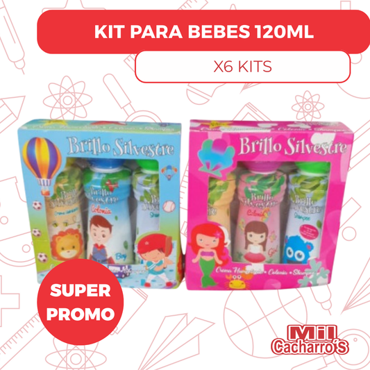 Kit Estuche Bebe 120ML X6 Kits
